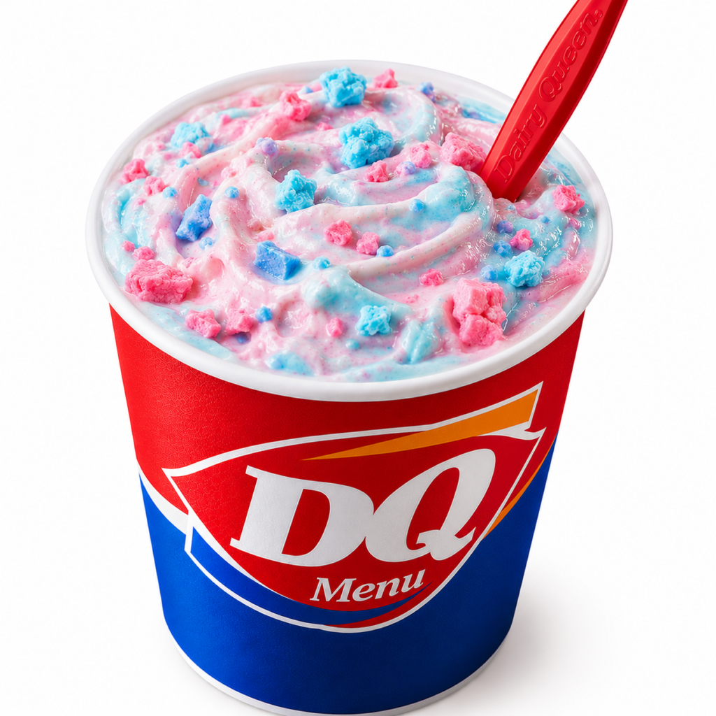 Cotton Candy Blizzard Treat